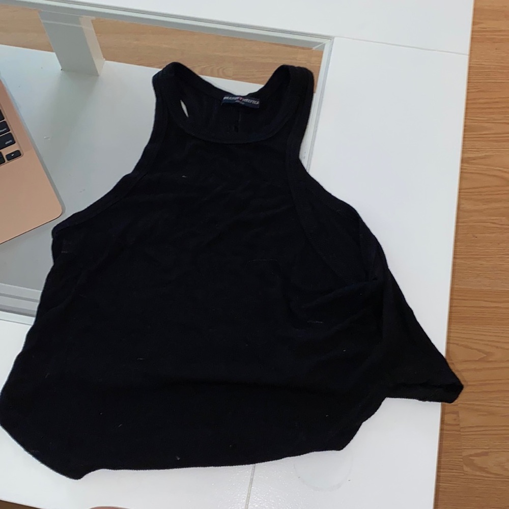 Flowy black brandy Melville tank